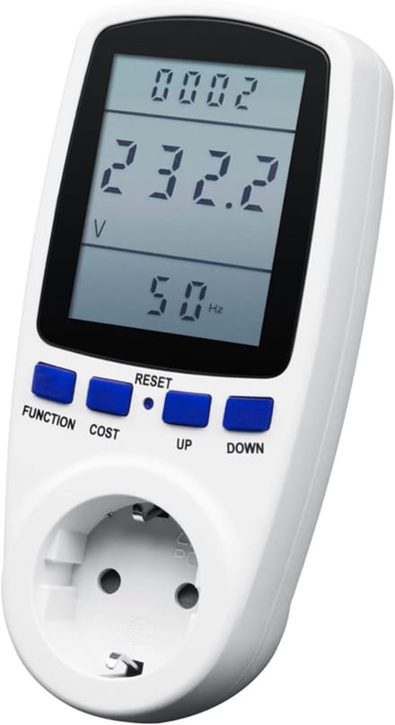 Energiemeter Verbruiksmeter - P1 Meter Stopcontact - 8.3 x 8.1 x 20.3cm