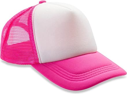 New Age Devi - Halve - Mesh - Truckers - Cap - Roze - Wit