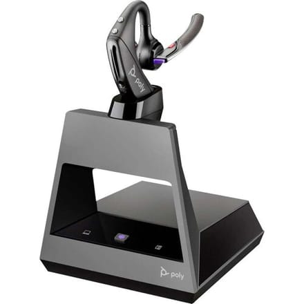 HP Poly Voyager 5200- M Office In Ear headset Bluetooth, Draadloos Zwart Met Bluetooth basisstation