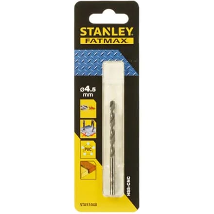 Stanley Fatmax Hss-metaalboor Precisie - Diam. 4,5x80mm
