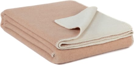Most - Omkeerbare wollen bed deken Cuban Sand - 140 x 200 cm - beige-wit