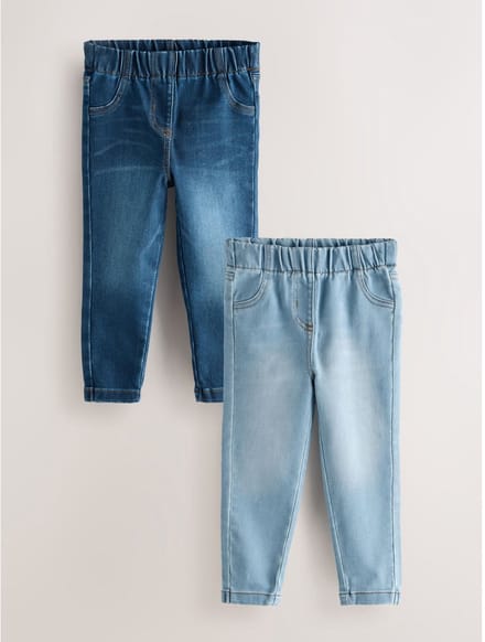 Next - Meisjes - Jegging met elastische taille - Blauw