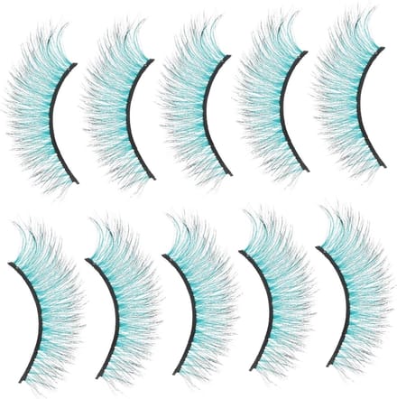 Nepwimpers - Valse wimpers - Feestelijke Make-up - Gekleurd Verloop - 10 Stuks - Gemengd