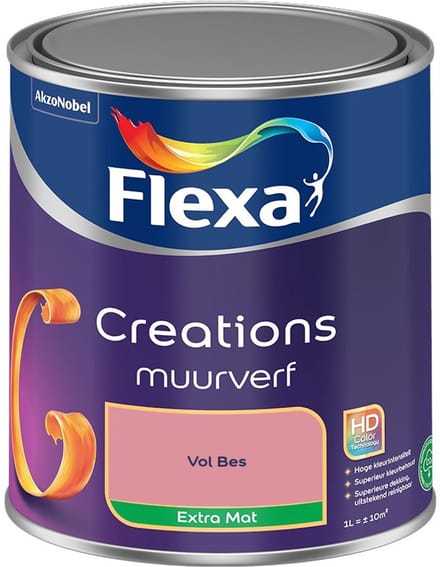 Flexa - Creations Muurverf Extra Mat - Vol Bes - Mengverf - 1 L