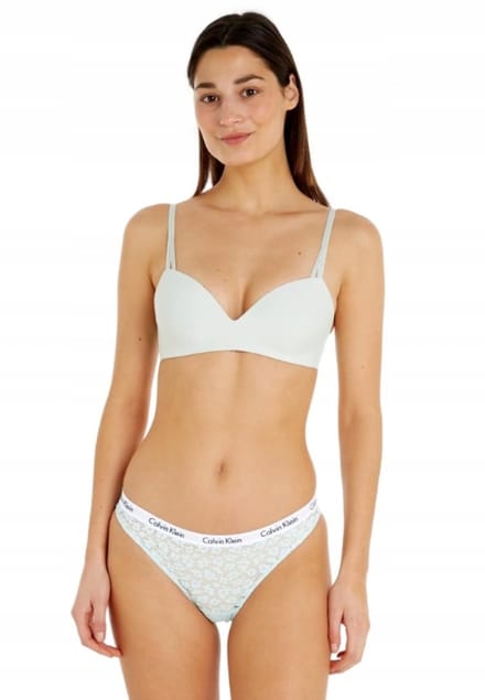 Calvin Klein - Dames Kanten Slip - Groen - XS - Poliamid en Elastan