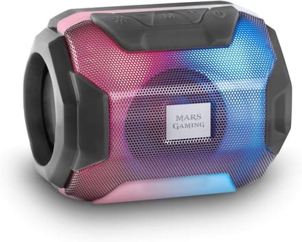 Draagbare Bluetooth Speaker met RGB Verlichting, 10W, USB, MicroSD en Radio