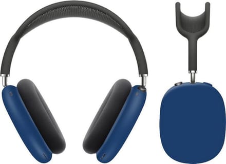 KELERINO. Siliconen Case geschikt voor AirPods Max - Accessoire - Blauw