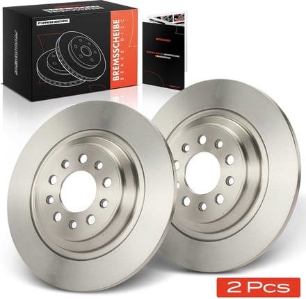 Frankberg 2x Remschijven Achteras voor Jeep Cherokee KL Van