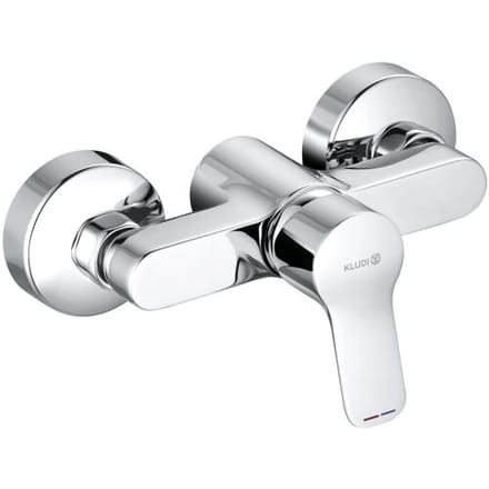 Kludi Pure & Easy douchekraan m. omstel m. koppelingen HOH=15cm chroom
