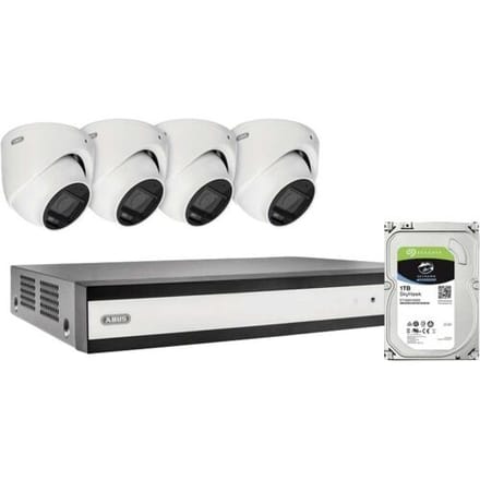ABUS TVVR33843D IP-Bewakingsset Kabelgebonden 2960 x 1665 Pixel