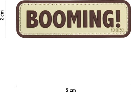 101 Inc Embleem 3D Pvc Booming! Beige  18049