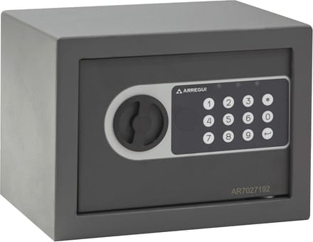 Veilige Stalen Kluis met Elektronisch Slot en Noodsleutel - Programmeerbare Code, Compacte Afmetingen 17x23x17 cm