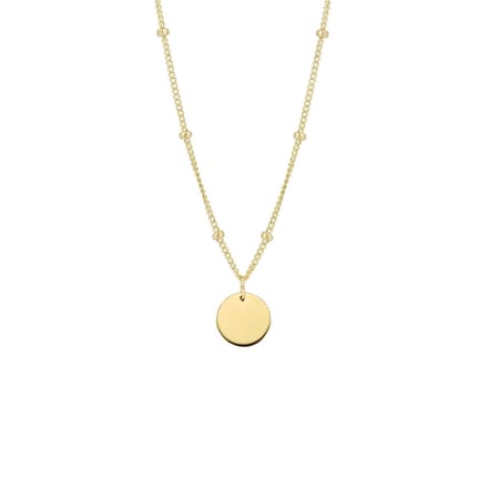 Geelgouden Collier rondje 1 4021474