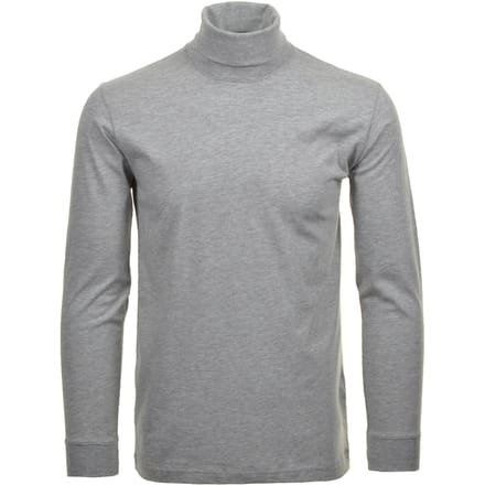 Ragman Long Sleeve Uni Col T-Shirt Single Jersey Grijs Melange / male