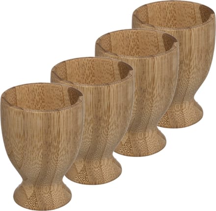 Secret de Gourmet Eierdopje - 8 stuks - Bamboe - 7,5 cm