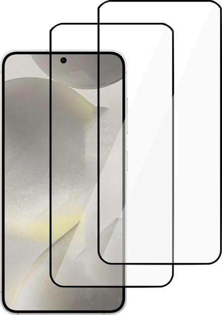 2x Screenprotector geschikt voor Samsung Galaxy S24 Plus - Gehard Glas - Full Proteqt+