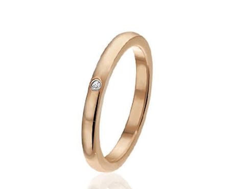 Montebello Ring Villing - 316L Staal - Trouw - Maat 57 - 18mm