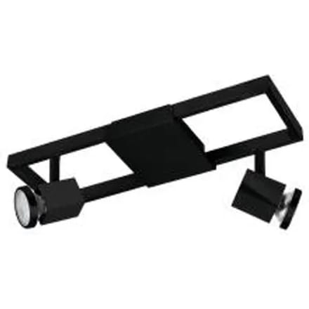 Eglo Opbouwspot Zeraco - Zwart - 2xgu10 - 4,5w