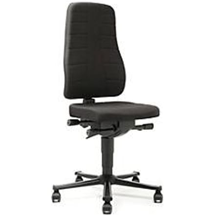 Bureaustoel All-in-One 9643, stoffen bekleding, zwart