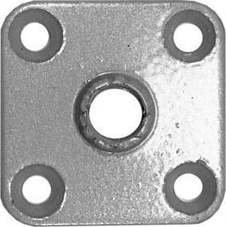 Bevestigingsplaat 3,7 x 3,7 cm M10 (zakje 4 stuks)