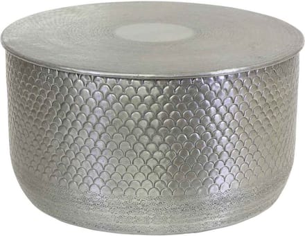 Oosterse bijzettafel Alava zilver