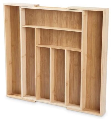 Bamboe Lade Organizer voor Bestek en Keukengerei