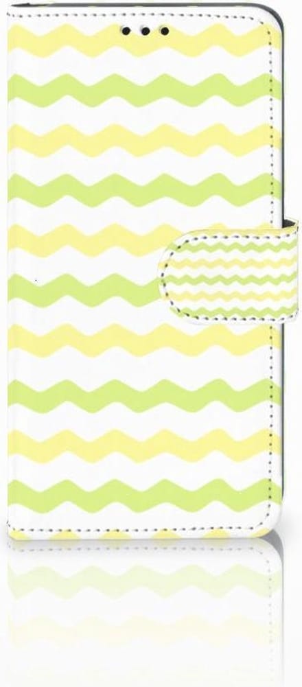 Samsung Galaxy S10 Telefoon Hoesje Waves Yellow