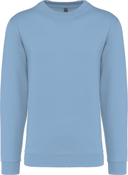 Sweater 'Crew Neck Sweatshirt' Kariban Collectie Basic+ maat 4XL Sky Blue