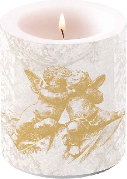 Ambiente kaars Classic Angels gold