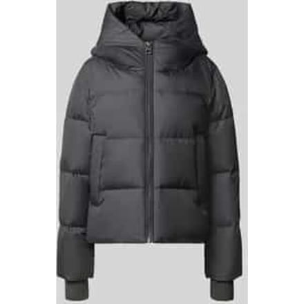 Regular fit donsjack met labelpatch