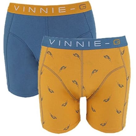 Vinnie-G Boys boxershorts Wakeboard Blue - Print 2-Pack-140/146