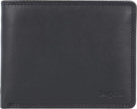 Bugatti Simbiosi Portemonnee II Leer 12 cm - Jongens - Horizontaal - schwarz