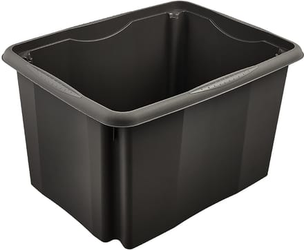 Grijze opbergdoos 'emil eco', 30 liter.