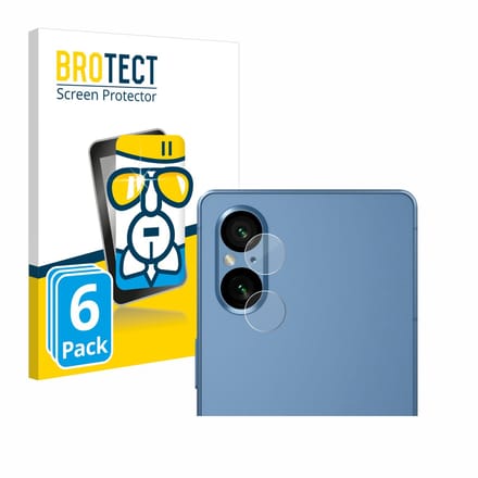 Screenprotector 6 Stuks voor Sony Xperia 5 V (ALLEEN Camera Lens) Beschermglas transparant