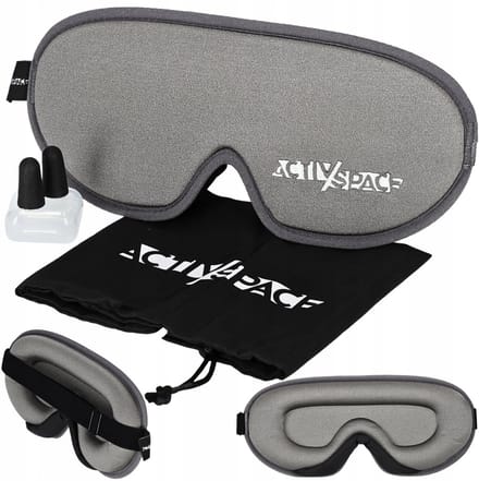 3D Memory Slaapmasker - Volledige Verduistering voor Rustige Nachtrust