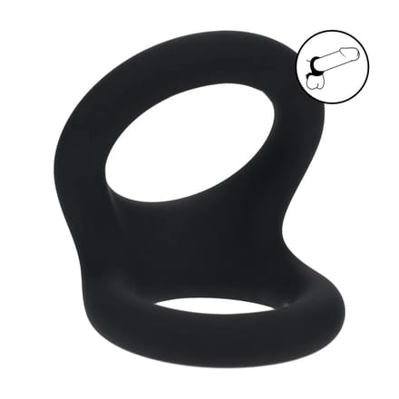 Levelz - Dubbele Silicone Cockring - Maat M