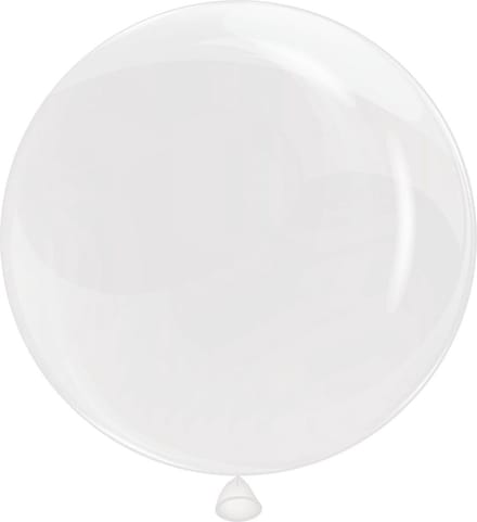 transparante doorzichtige ballon - 43cm - ballonversiering - bruiloft - veerjaardag - carnaval