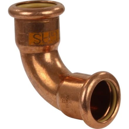 VSH Xpress gas koper pers bocht 90deg 22mm
