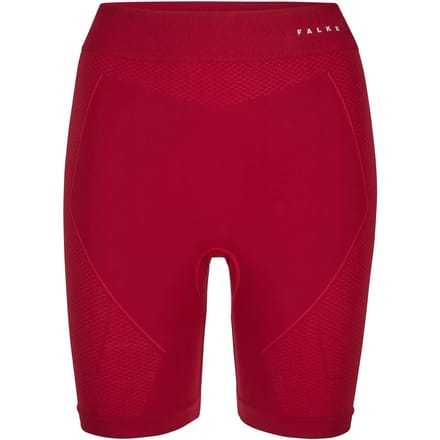 FALKE Warm Short voor milde tot koude temperatur functioneel materiaal Broek van onderlaag dames rood - maat L