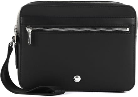 LACOSTE polstasje Langon Clutch Noir zwart