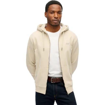 Hooded sweatshirt met rits Superdry Logo Essential