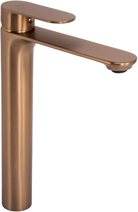 Rea drop HIGH - Wastafelkraan - Geborsteld Koper - 11X15,5X29CM