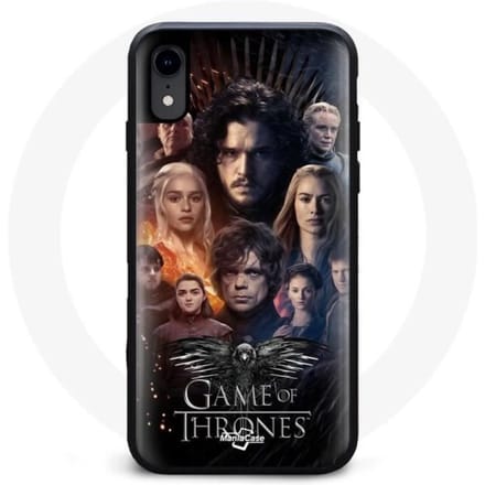 Coque - Game of Thrones - Iphone X - Rigide - Protection chocs - Logo Aigle Gris