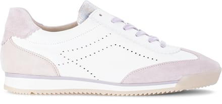 GABOR DAMES SNEAKERS BEIGE 83.432.13 VELOUR/NAPPA/SPACE FLIEDER/LATTE COMBI MAAT 38