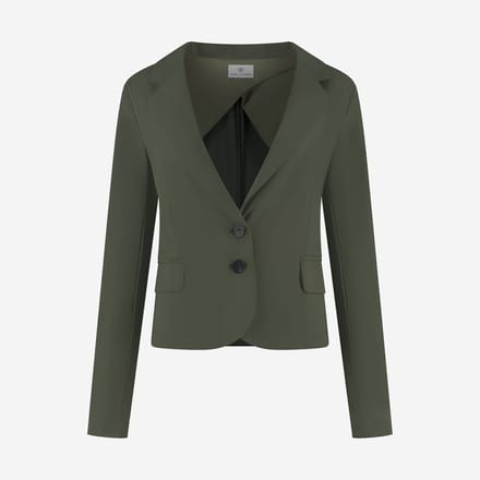 Atina Blazer Technical Jersey | Army green - Army green / S