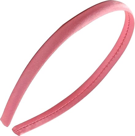 Fako Fashion - Diadeem - Satijn - 10mm - Zalmroze