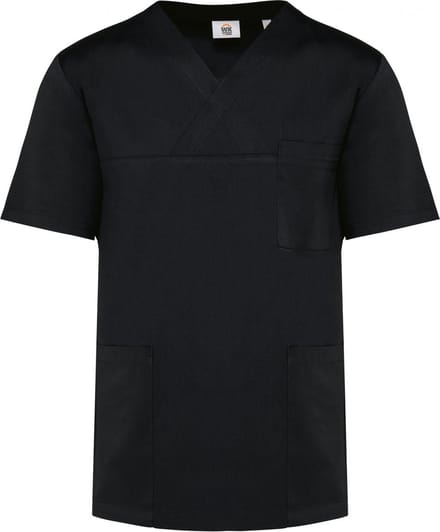 Schort/Tuniek/Werkblouse Unisex L WK. Designed To Work Black 65% Polyester, 35% Katoen