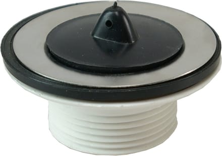 Afvoerplug Riko Kunststof - 5/4 60mm - Wit