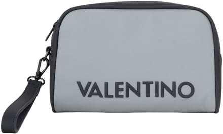VALENTINO accessoiretas Axel Soft Cosmetic Case Ghiaccio grijs
