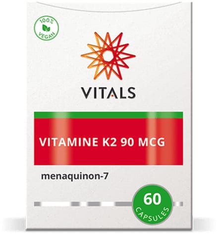 Vitals - Vitamine K2 90mcg - 2 x 60 capsules - Voordeelverpakking
